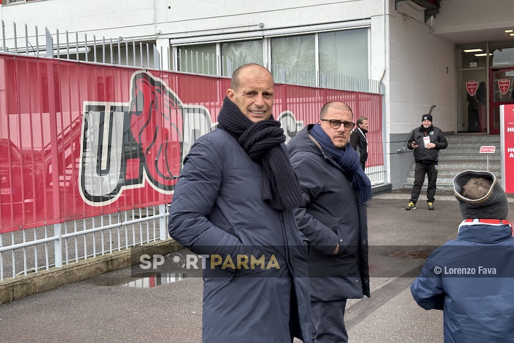 lallenatore Massimiliano Allegri allU Power Stadium per Monza Parma