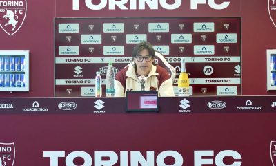 lallenatore del Torino Paolo Vanoli in conferenza stampa