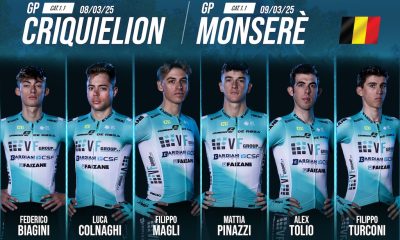 line up VF Group Bardiani Csf Faizane ai Gp Criquielion e Monsere 8 9.3.2025