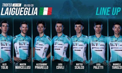 line up VF Group Bardiani Csf Faizane al Trofeo Laigueglia 5.3.2025