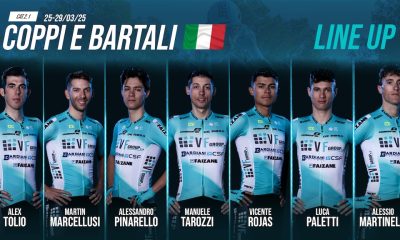 line up VF Group Bardiani Csf Faizane alla Coppi e Bartali 25 29.03.2025