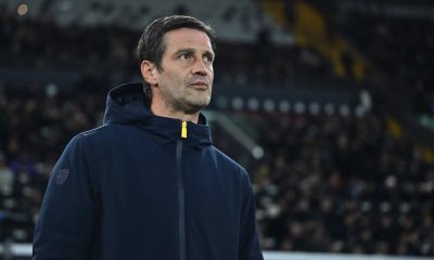 mister Cristian Chivu in Udinese Parma 1 0 27a giornata 2024 2025