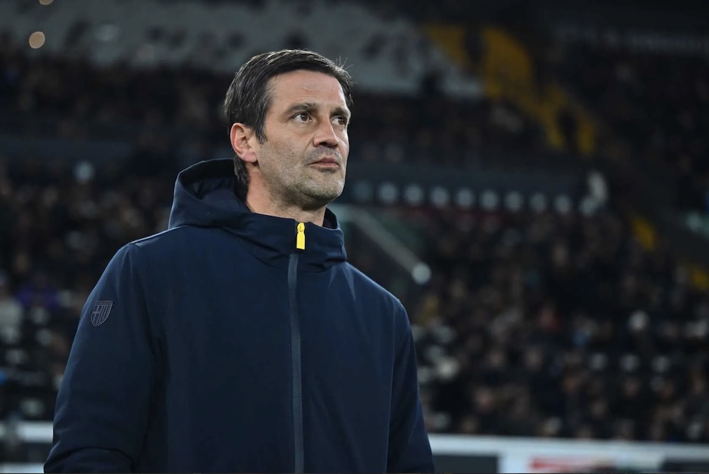 mister Cristian Chivu in Udinese Parma 1 0 27a giornata 2024 2025