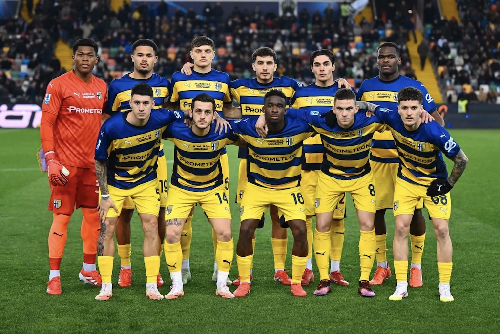 undici di partenza gialloblu in Udinese Parma 1 0 27a giornata 2024 2025