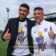 2025 04 19 26a giornata Serie B femminile Parma Genoa 1 0 promozione in serie A femminile il ds del Parma Women Domenico Aurelio e lallenatore Salvatore Colantuono