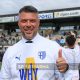 2025 04 19 26a giornata Serie B femminile Parma Genoa 1 0 promozione in serie A femminile mister Salvatore Colantuono con il pollice in su