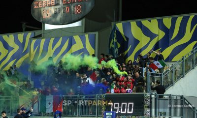 2025 04 25 XVI turno URC 2024 2025 Zebre Parma Edinburgh Rugby 25 25 il pubblico di casa sugli spalti del Lanfranchi