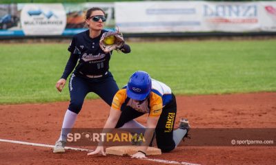 Lori difende terza base in Pubbliservice Old Parma vs Bertazzoni Collecchio 4a giornata Serie A1 softball 2025 foto Simone Ferrari