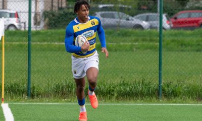 Malik Faissal in Rugby Parma vs Amatori Rugby Alghero 17 14 17a giornata Serie A rugby 2024 2025