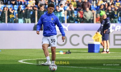 Parma Juventus 1 0 33a giornata Serie A 2024 2025 Alessandro Circati nel riscaldamento