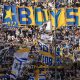 Parma Juventus 1 0 33a giornata Serie A 2024 2025 i tifosi in Curva Nord mostrano la scritta Boys
