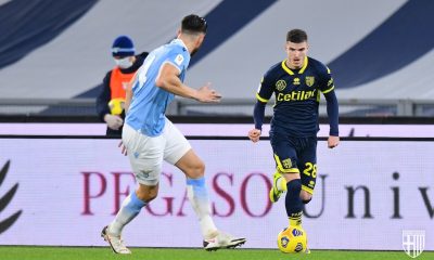 Valentin Mihaila in Lazio Parma 2 1 21 gennaio 2021 Ottavi Coppa Italia 2020 2021