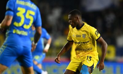 Ange Yoan Bonny in Empoli Parma 2 1 36a giornata Serie A 2024 2025