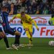 Atalanta Parma 2 3 38a giornata Serie A 2024 2025 Jacob Ondrejka calcia e segna il gol del pareggio