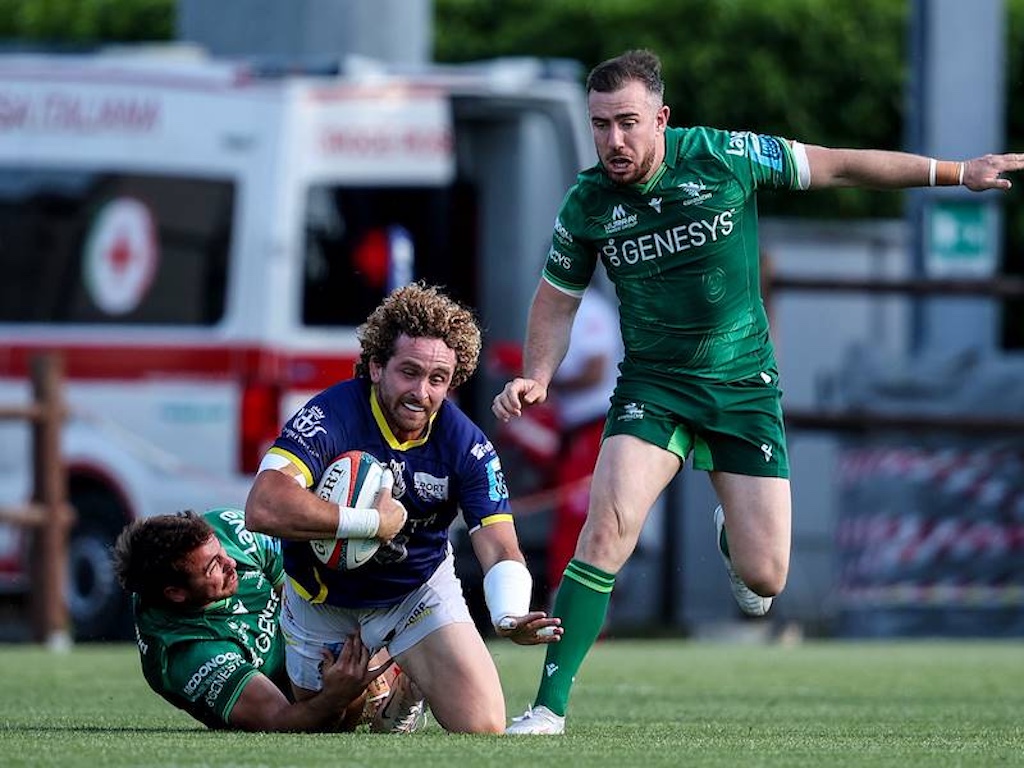 Le Zebre sprecano, un Connacht cinico sbanca Parma (12-22) 1 Bautista Stavile in Zebre Parma Connacht Rugby 12 22 URC XVIII turno