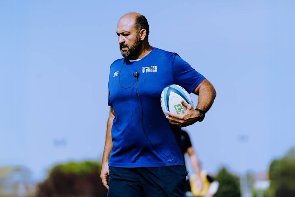 Emiliano Bergamaschi coach degli avanti delle zebre Parma