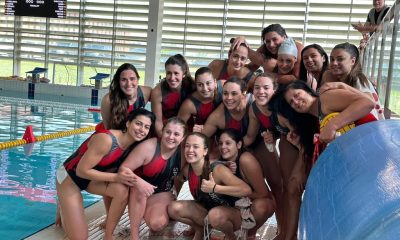 Festeggiamenti post partita Sport Center Parma vs Pallanuoto Tolentino 23 9 Serie A2 pallanuoto