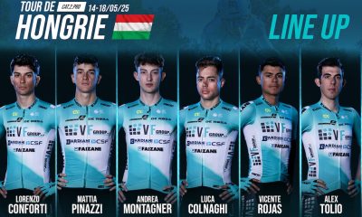 Giro di Ungheria line up VF Group Bardiani Csf Faizane 14 18.05.2025