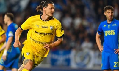 Milan Djuric dopo il gol in Empoli Parma 2 1 36a giornata Serie A 2024 2025