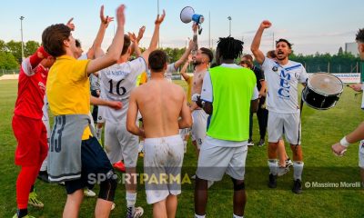 Noceto San Secondo 5 2 dcr 1 1 dts spareggio promozione Prima Categoria gir. A 2024 2025 festeggiamenti nocetani