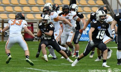 Panthers Parma vs Frogs Legnano 26 26 IFL 2025 Photo credits Luigi Felisa