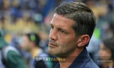 Parma Napoli 0 0 37a giornata Serie A 2024 2025 il mister crociati Cristian Chivu