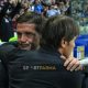 Parma Napoli 0 0 37a giornata Serie A 2024 2025 labbraccio tra gli allenatori Cristian Chivu e Antonio Conte