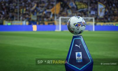 Parma Napoli 0 0 37a giornata Serie A 2024 2025 portapallone con pallone Lega Serie A