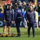 Parma Torino 2 2 28a giornata Serie A 2024 2025 il collaboratore tecnico Angelo Palombo e il vice allenatore Antonio Gagliardi nel riscaldamento