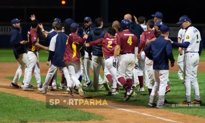 Rissa fra Collecchio Baseball vs Farma Crocetta gara2 Serie A 2025