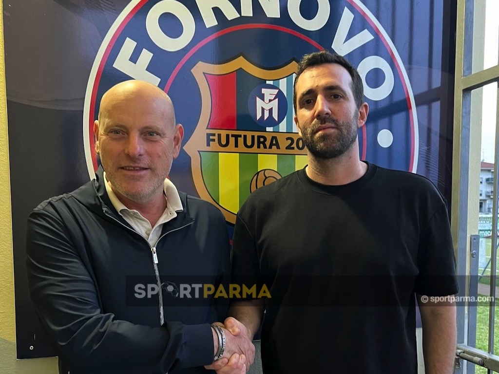 Futura Fornovo Medesano, mister a sorpresa: ecco Tagliafierro 1 il ds Lorenzo Ragionieri con Alfredo Tagliafierro nuovo mister della Futura Fornovo Medesano