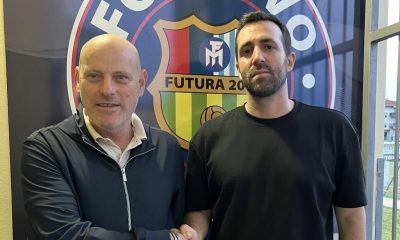 il ds Lorenzo Ragionieri con Alfredo Tgliafierro nuovo mister della Futura Fornovo Medesano