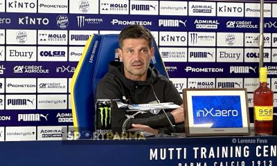 Chivu: «A Empoli un incontro di boxe. Noi ora più maturi» 2 lallenatore Cristian Chivu Parma Calcio 1913 in conferenza stampa il 9.5.2025