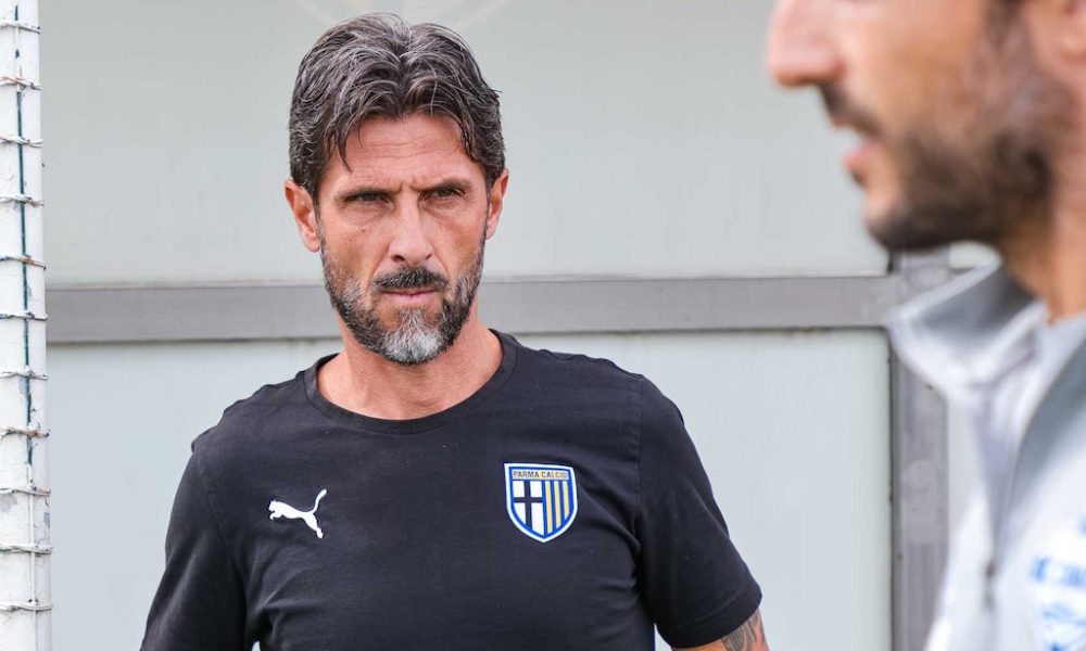 lallenatore Nicola Corrent in Parma Reggiana 2 1 campionato Primavera 2 s.s. 2024 2025