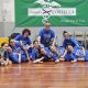 le ragazze della Farmacia Costella under 13 Valtarese Basket festeggiano il titolo di campionesse regionali