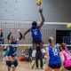 schiacciata sotto rete di Maria Enoh Galaxy Volley Collecchio Serie B2 femminile