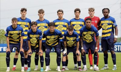 undici di partenza gialloblu in Parma Reggiana 2 1 campionato Primavera 2 s.s. 2024 2025