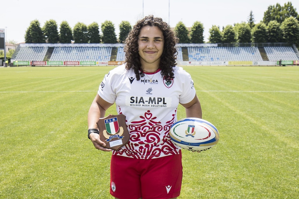 Furie Rosse Colorno: Antonazzo è la mvp della Serie A Élite '24/‘25 1 Alice Antonazzo Furie Rosse Rugby Colorno Femminile miglior giocatrice Serie A Elite femminile 2024 2025