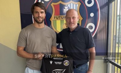 Andrea Bedotti nuovo acquisto della Futura Fornovo Medesano con il ds Lorenzo Ragionieri