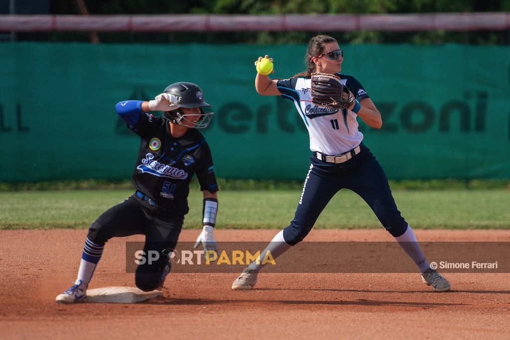 Softball A1: l'Old Parma ospita Rovigo, Collecchio va a Bollate 1 Arianna Lori in Bertazzoni Collecchio Inox Team Saronno 10a giornata Serie A1 softball 2025 foto Simone Ferrari