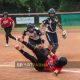 Chiara Albertin elimina Merixtell Blesa Escriche in Bertazzoni Collecchio Rheavendors Caronno 14a giornata Serie A1 softball 2025 foto Simone Ferrari