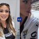 Diletta Leotta con la maglia del Parma
