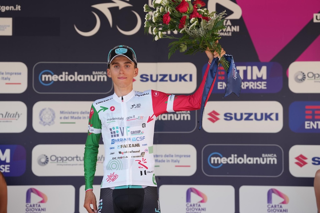 Filippo Turconi VF Group Bardiani CSF Faizane secondo nella quinta tappa del Giro Nex Gen