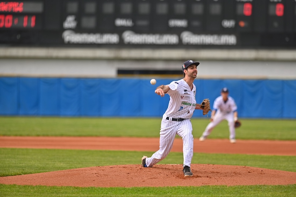 Bocchi mattatore a Reggio Emilia, 0-8 per Parma Clima 1 Matteo Bocchi Parma Clima vs. S.Marino Serie A baseball