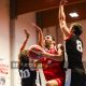 Valtarese Basket Mazzei Architects Cus Parma Basket 69 71 gara2 finale playoff Divisione Regionale 2 s.s. 2024 2025 Gabriele Marletta tra Stefano Basso e Marco Pedron