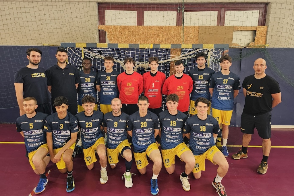 foto di squadra Cold Point Parma Pallamano Serie B maschile regionale 2024 2025