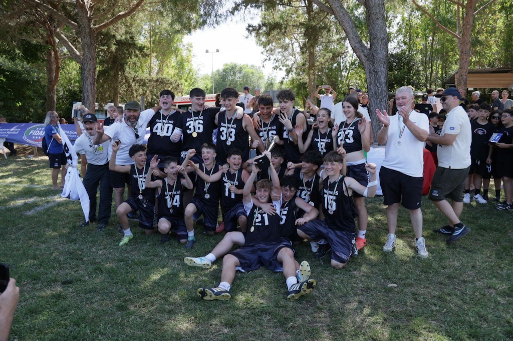 gli Under 15 dei Parma Panthers campioni dItalia di Flag Football junior 2025