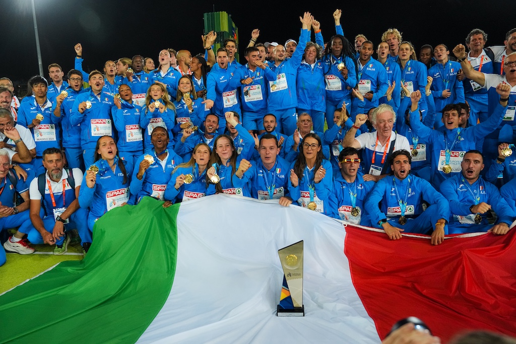 Europei a squadre: Italia, è ancora trionfo. Folorunso seconda, Fantini quarta 1 la squadra dellItalia campione a Madrid 2025 Europei a squadre Day4 29.6.2025 ph. Grana
