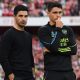 lallenatore Mikel Arteta e il collaboratore Carlos Cuesta Arsenal
