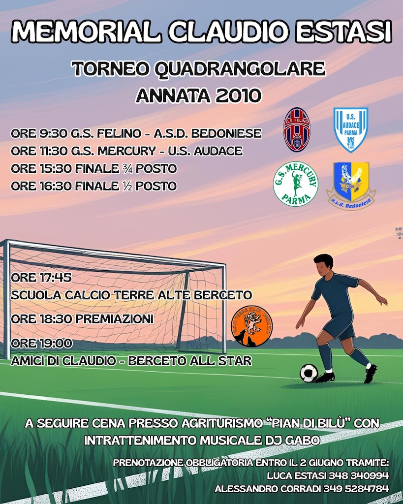 locandina 4° memorial Claudio Estati